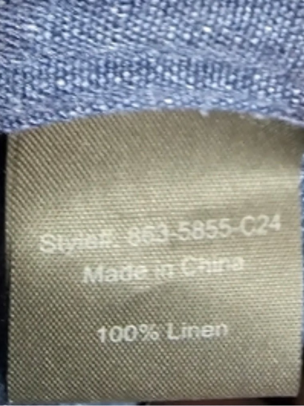 Jenni Kayne Callan Linen Dress Chambray Blue NWT L Midi Button Front Minimalist - Picture 8 of 13